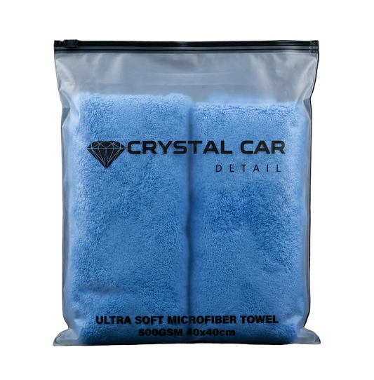 CrystalCar Detail | Ultra Soft Микрофибърна Кърпа 40×40 см X2  – 500 GSM