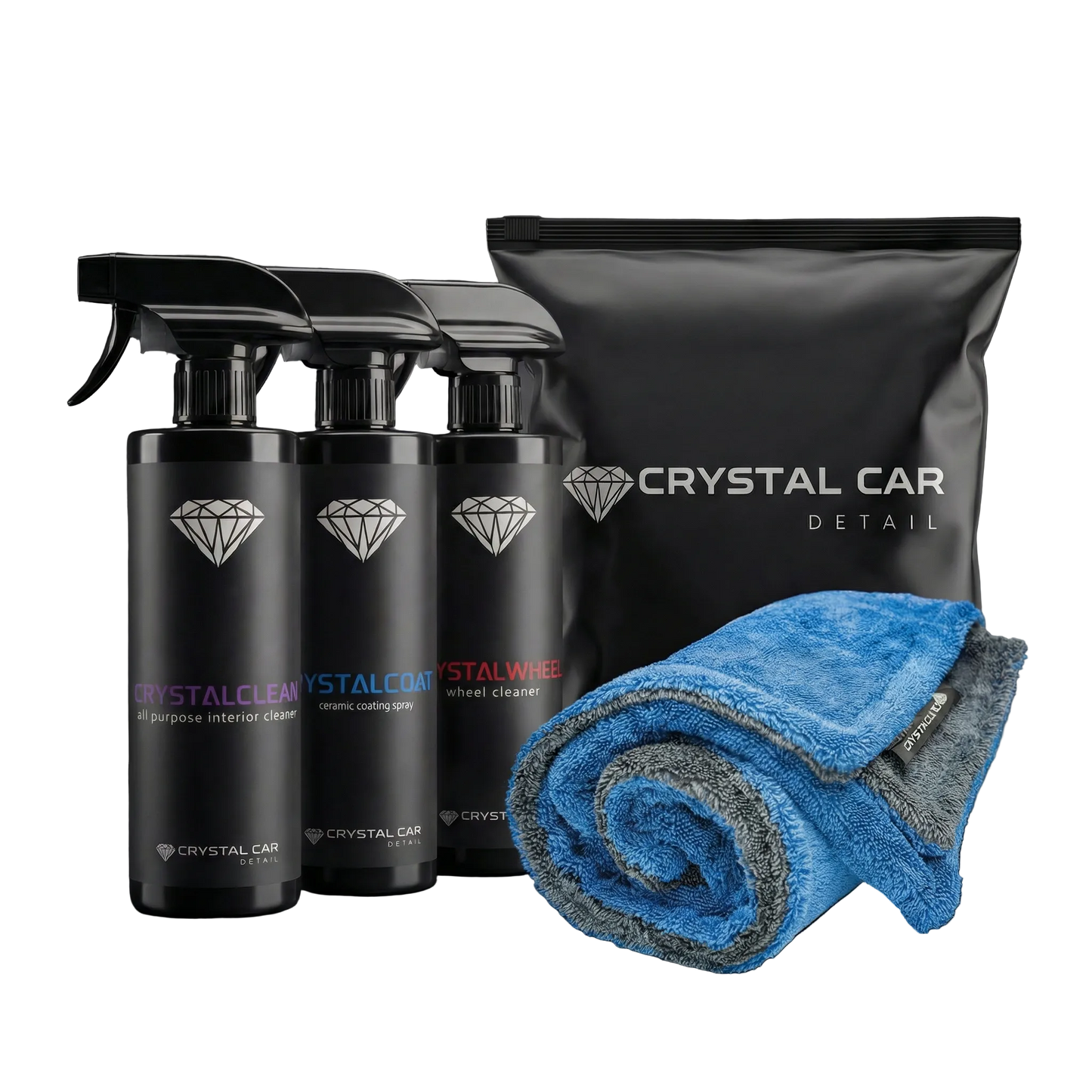 CrystalCar Detail Complete Detail Kit Pro | Пълен комплект за почистване и защита на автомобила