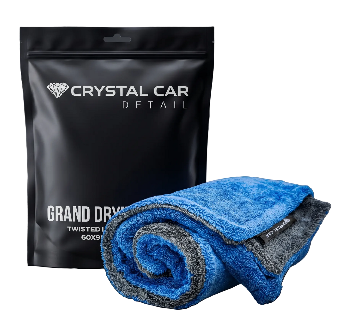 CrystalCar Ултра абсорбираща микрофибърна кърпа  – 1600 GSM 60*90 cm без ръбове