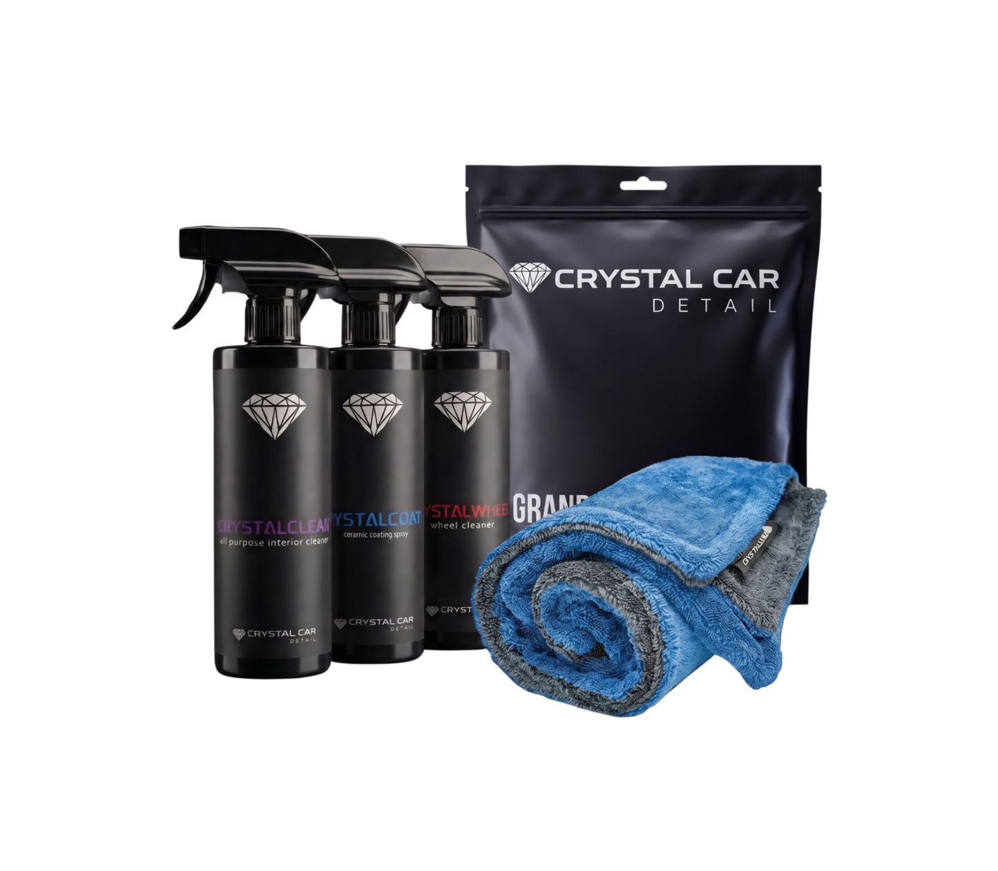 CrystalCar Detail Complete Detail Kit Pro | Пълен комплект за почистване и защита на автомобила