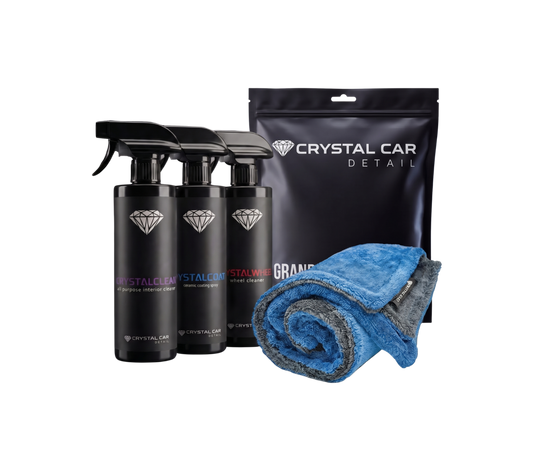 CrystalCar Detail Complete Detail Kit Pro | Пълен комплект за почистване и защита на автомобила