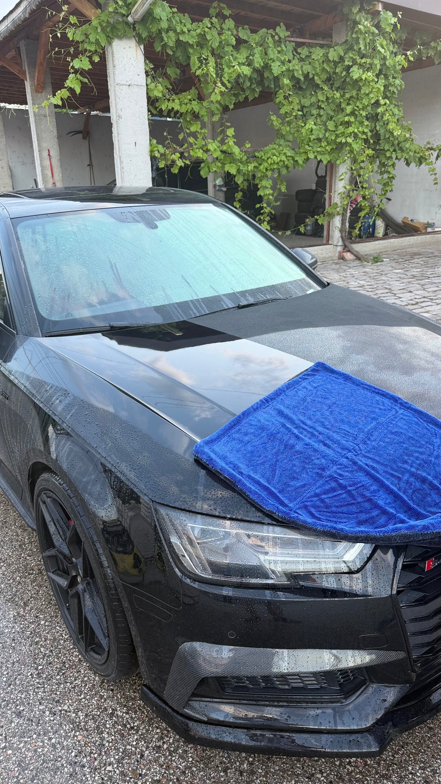 CrystalCar Ултра абсорбираща микрофибърна кърпа  – 1600 GSM 60*90 cm без ръбове